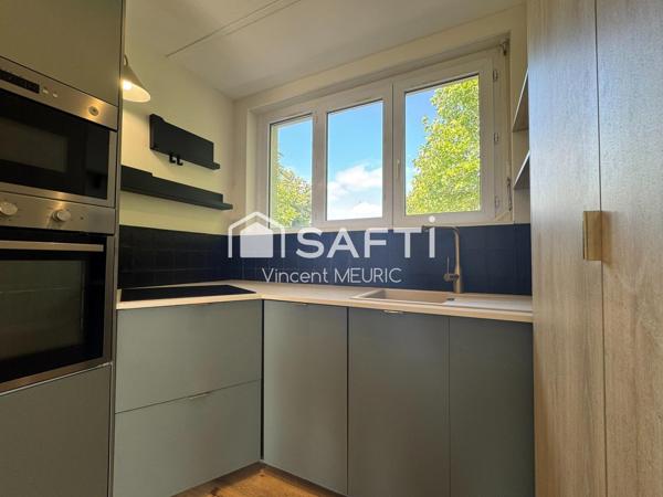 Appartement T4 87m2 avec garage, parking, jardin