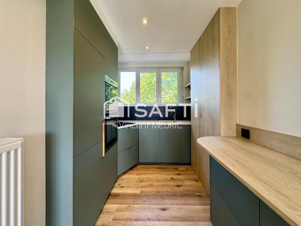 Appartement T4 87m2 avec garage, parking, jardin