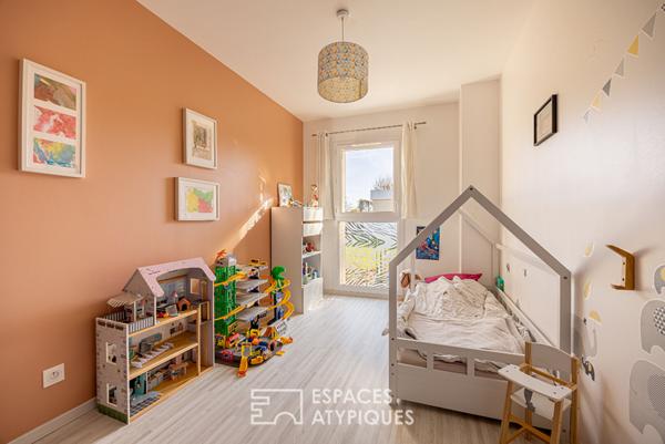 Maison en duplex avec terrasse et garage