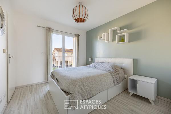 Maison en duplex avec terrasse et garage