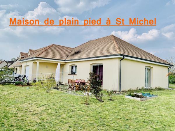 St Michel plein pied de 116 m2 sur 690 m2 de terrain