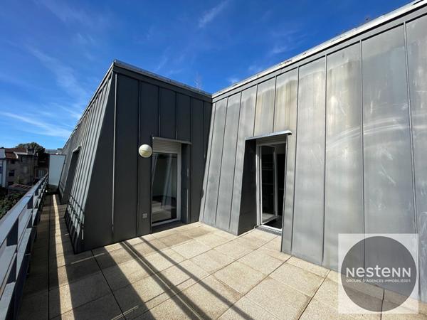 Dernier étage avec terrasse plein sud - Appartement rare à Nancy, quartier Artem