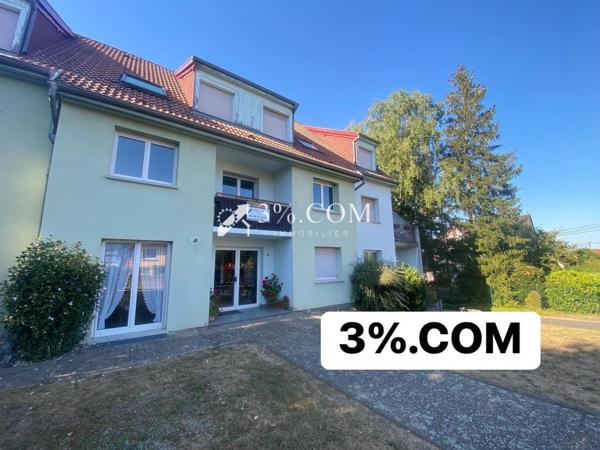 3%.COM Appartement F2 avec balcon et cave INVESTISSEUR  Hochfelden (67270)