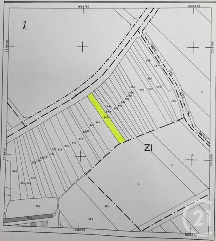 Terrain à vendre  455 m2 PUISEAUX - 45