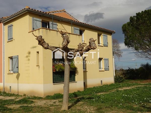 Claira,10min de la mer,Spacieux T3 de 65m²,Balcon