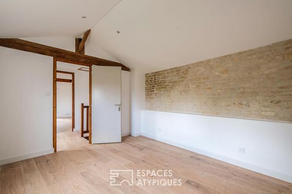 Maison de caractère alliant pierre et touches contemporaines