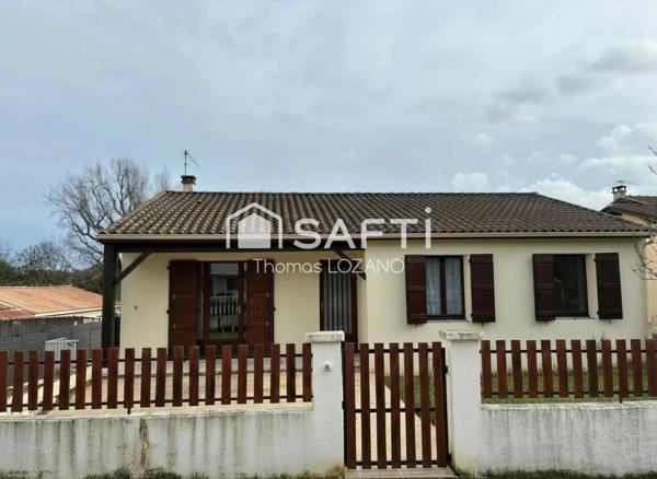 Maison à Agen 3 chambres , jardin , sous sol