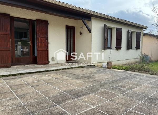 Maison à Agen 3 chambres , jardin , sous sol