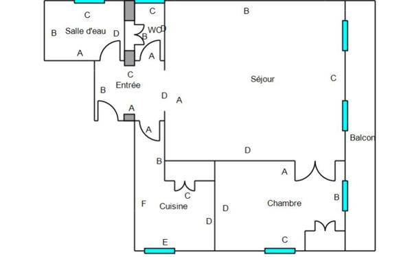 Appartement à vendre    2 pièces • 63,87 m2 Pau
