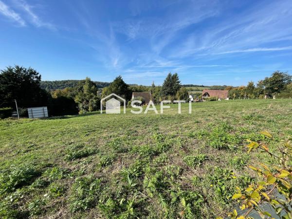 Terrain viabilisé avec vue dégagée