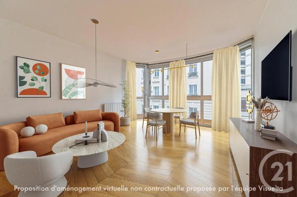 Appartement F3 à vendre  3 pièces - 71,80 m 2   PARIS  - 75011