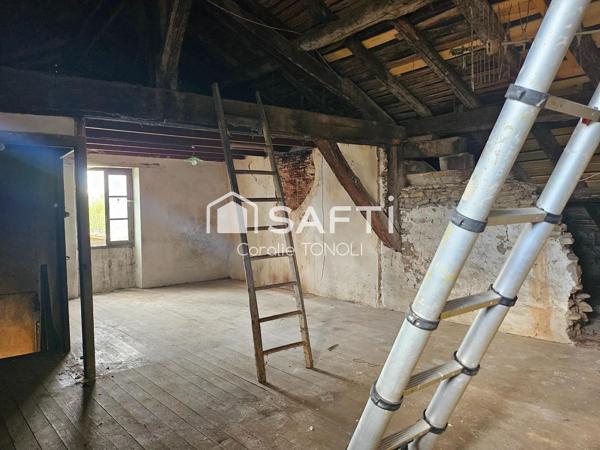 Maison à rénover – Toiture neuve – Fort potentiel