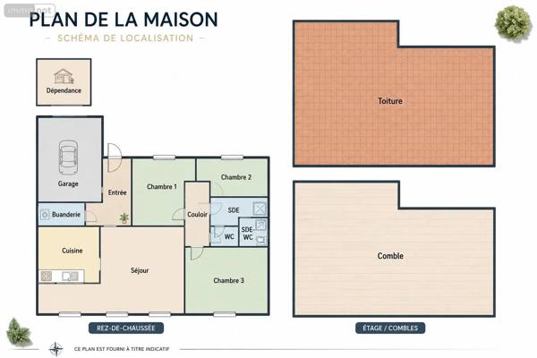 Achat - Maison | Maison Panzoult 37220 5 pièces 140 m 2 1930 m 2
