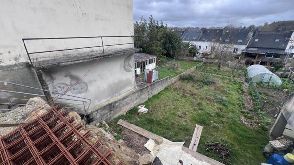 QUIMPER – Quartier LOCMARIA : Terrain à vendre constructible et viabilisé de 337 m²