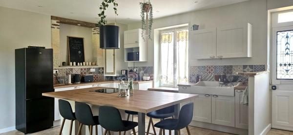 Noyers-sur-Cher (Loir-et-Cher), à vendre LONGERE FAMILIALE 11 pièces de 230 m²