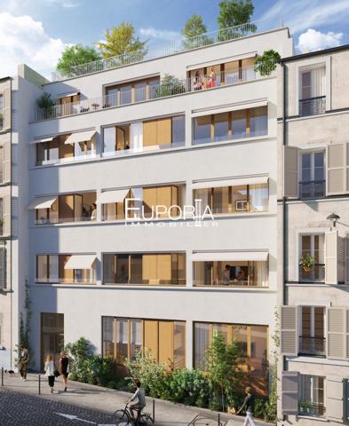 Paris 18 - Appartement T5 de prestige 114m² avec extérieur vue Montmartre