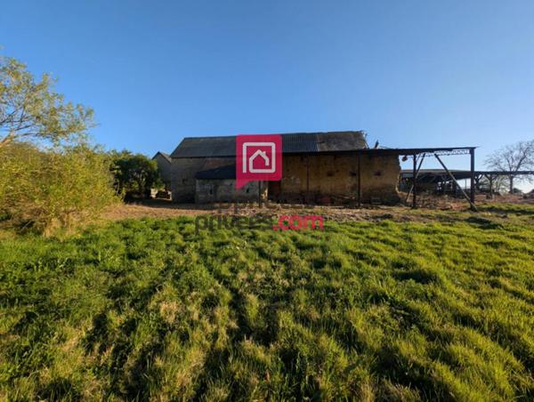 Maison en pierre avec marre à rénover