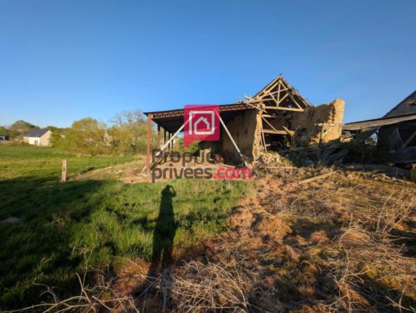 Maison en pierre avec marre à rénover