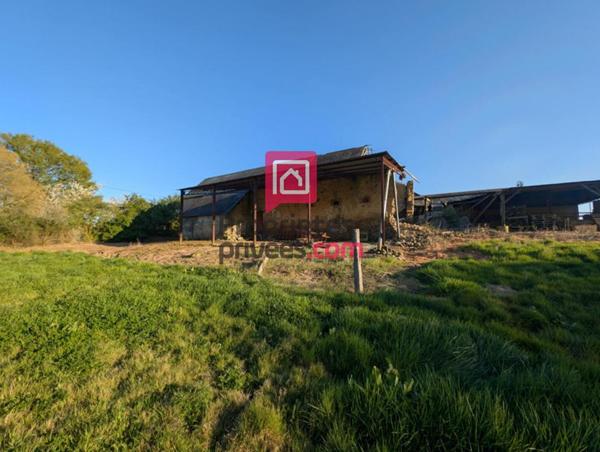 Maison en pierre avec marre à rénover