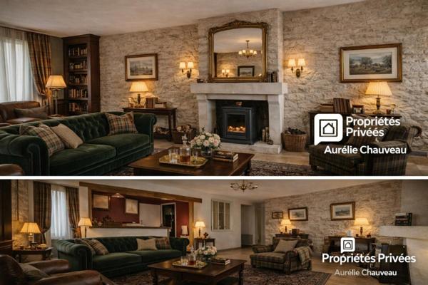 Maison en pierre centre ville d'Eymet