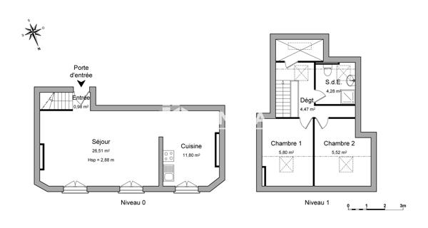 Location Appartement 3 pièces 59.36 m² - Poitiers 86000