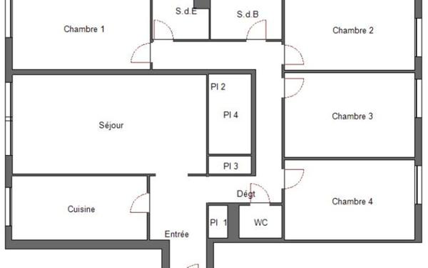 Appartement à vendre    5 pièces • 96 m2 Versailles