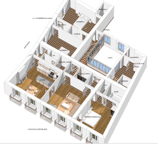 Perpignan (66000) Appartement T6 Place de la République Perpignan