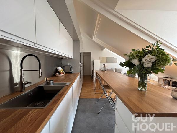 Versailles Chantiers - Dernier étage sous les toits, 56 m² Carrez / 75 m² au sol