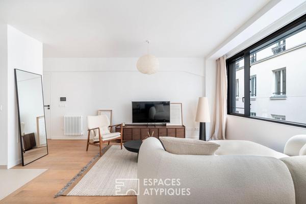 Studio rénové et meublé dans une résidence neuve proche de la Place des Vosges