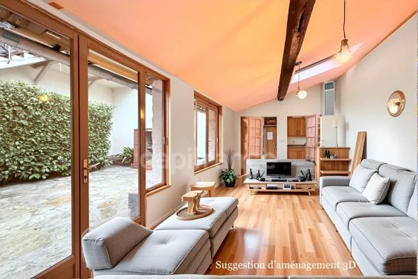 Maison à vendre 4 pièces au calme,9 environ 92 m2 coeur de ville ALES (30)