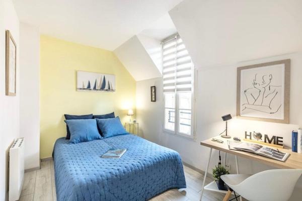 Centre de Houdan à pied, au calme, avec jardin et garage