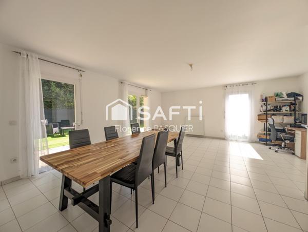 Maison familiale au Haillan, 4 chambres, jardin de 200 m²
