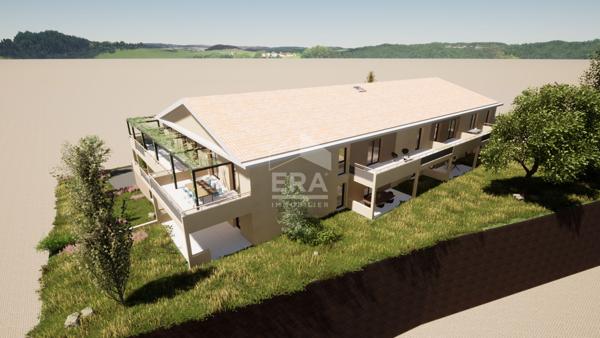 Appartement Neuf , Sisteron  04200 2 pièce(s) 53.07 m2 +  terrasse de 13m²  , Lot 204