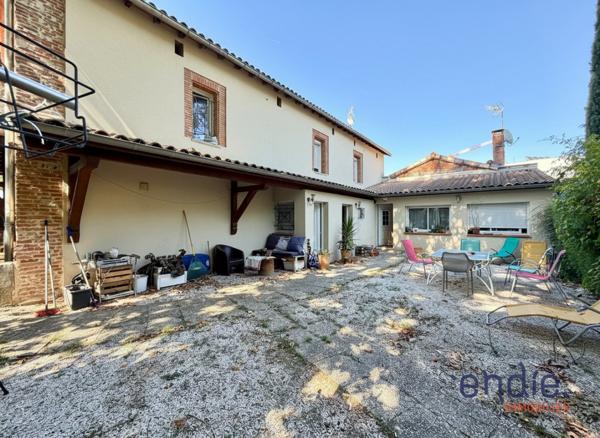Toulouse (31500)  Argoulets-Roseraie - Immeuble de 182 m2 - 3 Appt T2 Duplex Loués - Métro 5 min
