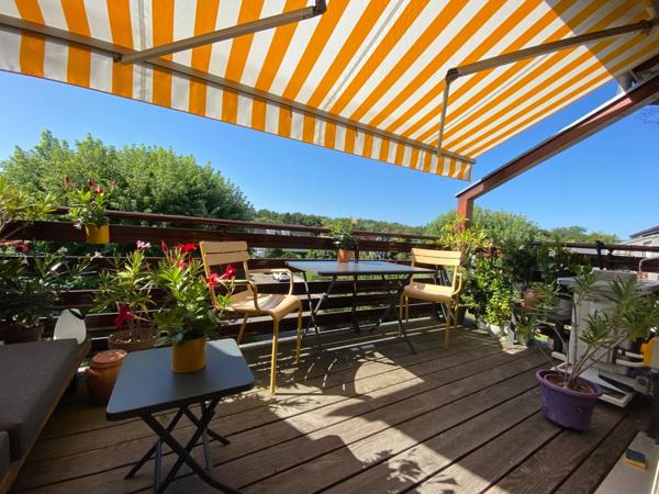 Appartement de charme en duplex F4 avec terrasse sans vis à vis à Horbourg Wihr