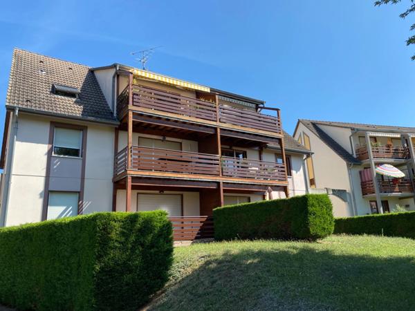 Appartement de charme en duplex F4 avec terrasse sans vis à vis à Horbourg Wihr