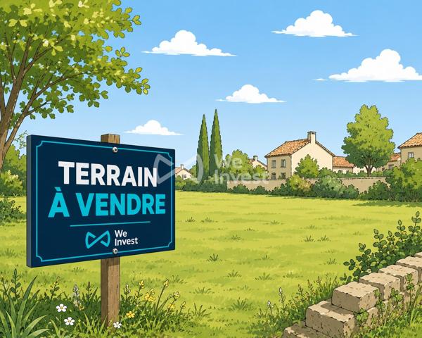 Terrain constructible plein centre