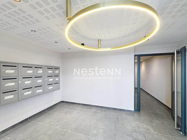 A vendre - Appartement NEUF de type 2 de 47 m² au 1er étage dans résidence avec ascenseur "Angers Gare"