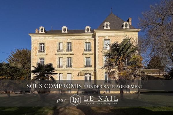 Élégante maison de maître du XIXe et ses dépendances en coeur de ville