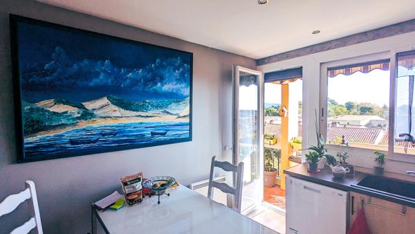 Appt T3 de 75 m² vue l’étang de Thau, ascenceur, étage elevé