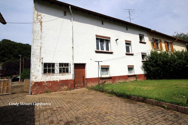 Maison à vendre 5 pièces DALEM (57), garage, sous sol et jardin