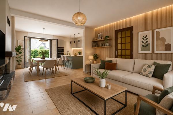 NOUVEAUTE - CHARTRES  de BRETAGNE - MAISON T6 4 CHAMBRES
