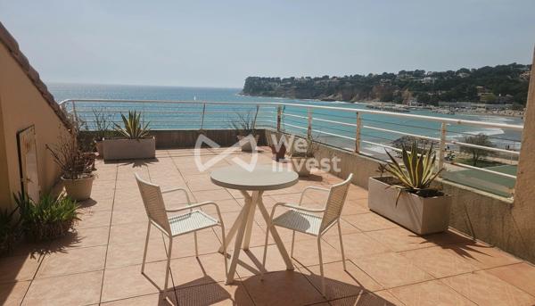 Appartement standing en duplex vue sur mer avec garage