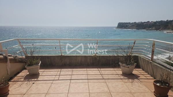 Appartement standing en duplex vue sur mer avec garage
