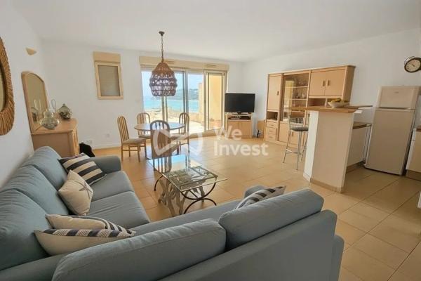 Appartement standing en duplex vue sur mer avec garage
