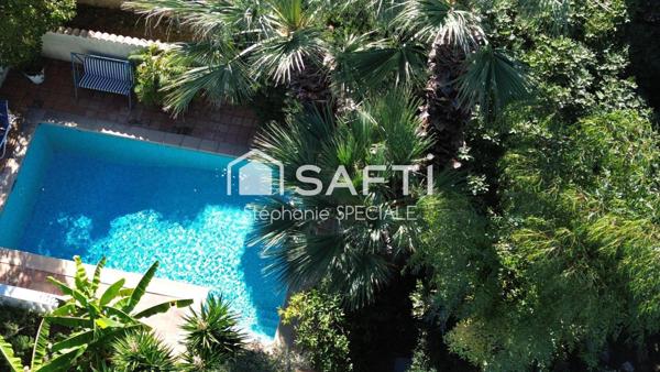 Appartement/Maison 5 pièces avec jardin, piscine et studio indépendant – Juan-les-Pins (06160)