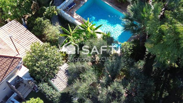 Appartement/Maison 5 pièces avec jardin, piscine et studio indépendant – Juan-les-Pins (06160)
