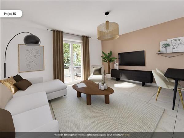 Appartement à vendre |  Beynes |  2 pièces | 46 m²