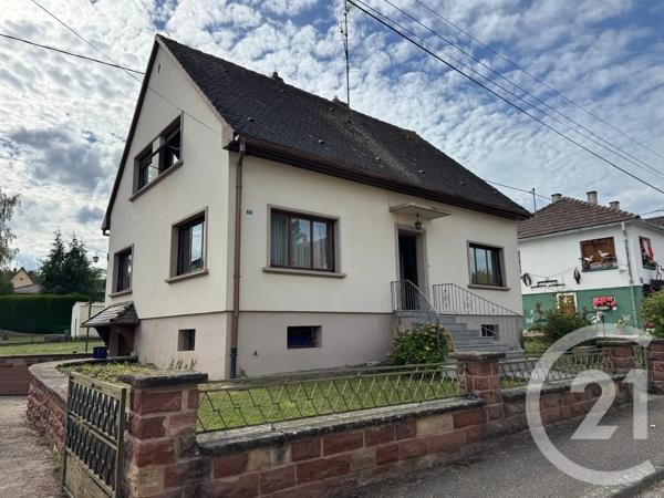 Maison à vendre  7 pièces - 157 m 2   MARMOUTIER  - 67