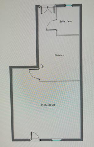 Tocane-Saint-Apre (24350) SPÉCIAL INVESTISSEUR une maison de deux appartements 63 m² et 26 m² centre-ville ,Revenu locatif total : 11 76